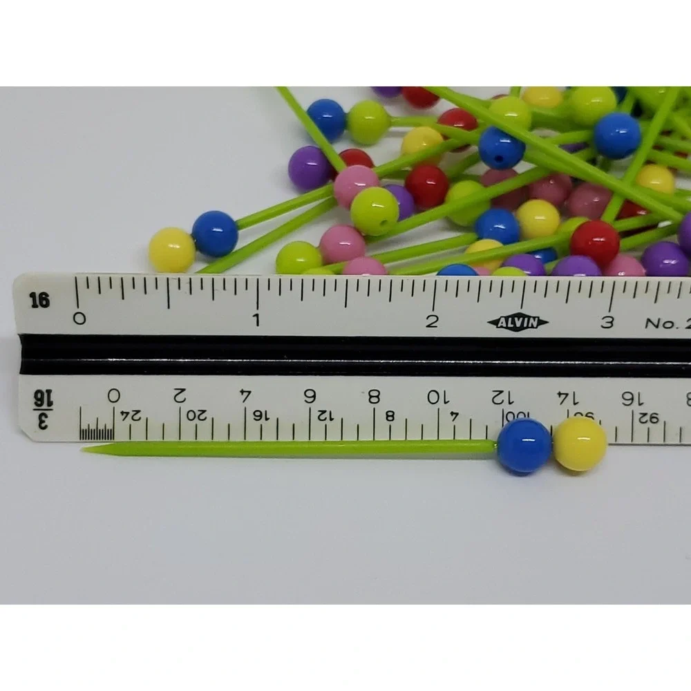 Colorful Cocktail Party Picks Beaded Charcuterie Hors Doeuvres Bends Holder 60ct